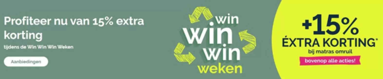 Catalogue Beter Bed à Tournai | 15% Extra Korting | 2026-03-24T00:00:00.000Z - 2026-04-07T00:00:00.000Z