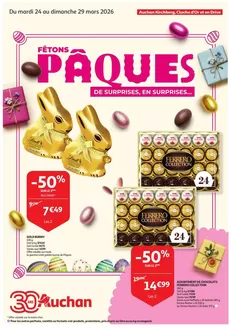 Catalogue Auchan à Dixmude | Pâques | 2026-03-24T00:00:00.000Z - 2026-03-29T00:00:00.000Z