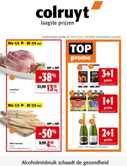 Catalogue Colruyt à Ingelmunster | Découvrez des offres attractives | 2026-03-25T00:00:00.000Z - 2026-04-07T00:00:00.000Z