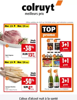 Catalogue Colruyt à Ingelmunster | Meilleures offres pour les acheteurs économes | 2026-03-25T00:00:00.000Z - 2026-04-07T00:00:00.000Z