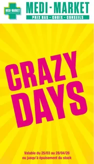 Catalogue Medi-Market à Mons | folder Medi-Market - FR | 2026-03-25T00:00:00.000Z - 2026-04-28T00:00:00.000Z
