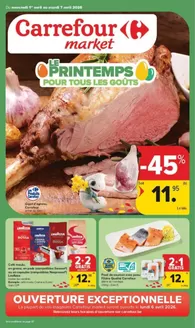 Catalogue Carrefour Market | Meilleures offres pour tous les clients | 2026-04-01T00:00:00.000Z - 2026-04-07T00:00:00.000Z
