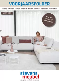 Catalogue Stevens Meubel à Wavre | Voorjaarsfolder | 2026-03-27T00:00:00.000Z - 2026-04-30T00:00:00.000Z