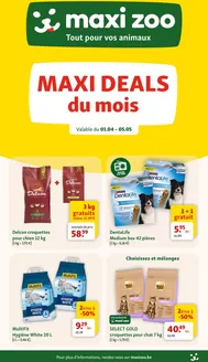 Catalogue Maxi Zoo à Maasmechelen | Maxi Zoo - FR | 2026-04-01T00:00:00.000Z - 2026-05-05T00:00:00.000Z