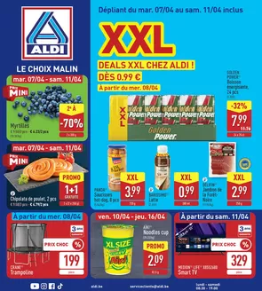 Catalogue Aldi à La Louvière | Économisez maintenant avec nos offres | 2026-04-07T00:00:00.000Z - 2026-04-11T00:00:00.000Z