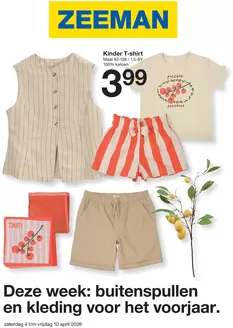 Catalogue Zeeman à Gembloux | Zeeman Week 15 zaterdag 4 april tm vrijdag 10 april 2026. | 2026-04-04T00:00:00.000Z - 2026-04-10T00:00:00.000Z