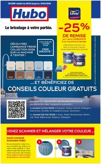 Catalogue Hubo à Nivelles | Hubo Dépliant valable jusqu'au 19/04/2026 FR | 2026-04-08T00:00:00.000Z - 2026-04-19T00:00:00.000Z