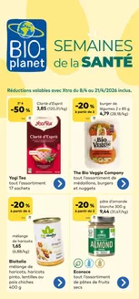 Catalogue Bio Planet | Meilleures offres et réductions | 2026-04-08T00:00:00.000Z - 2026-04-21T00:00:00.000Z