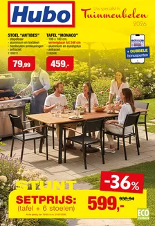 Catalogue Hubo à Tienen | Hubo Tuinmeubelen special 2026 NL | 2026-03-18T00:00:00.000Z - 2026-07-31T00:00:00.000Z