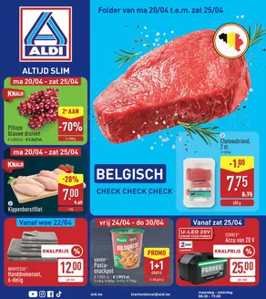 Catalogue Aldi à Tournai | Offres exclusives et bonnes affaires | 2026-04-20T00:00:00.000Z - 2026-04-30T00:00:00.000Z