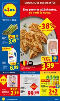 Catalogue Lidl à Wasseiges | 1105 - 1605 | 2026-05-11T00:00:00.000Z - 2026-05-16T00:00:00.000Z