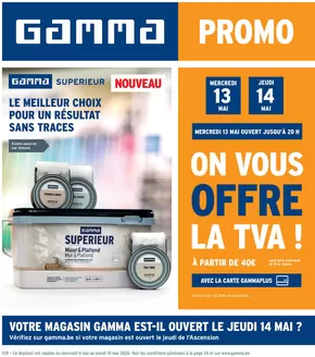 Catalogue GAMMA à Gent | Promotions spéciales en cours | 2026-05-06T00:00:00.000Z - 2026-05-11T00:00:00.000Z