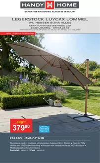 Catalogue HandyHome | folder HandyHome Legerstock Luyckx NL | 2026-04-25T00:00:00.000Z - 2026-05-27T00:00:00.000Z