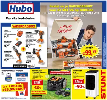 Catalogue Hubo à Flémalle | Hubo Folder geldig t.e.m. 24/05/2026 NL | 2026-05-13T00:00:00.000Z - 2026-05-24T00:00:00.000Z