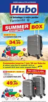 Catalogue Hubo à Ninove | Hubo Dépliant valable jusqu'au 07/06/2026 FR | 2026-05-27T00:00:00.000Z - 2026-06-07T00:00:00.000Z