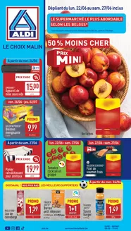 Catalogue Aldi à Rotselaar | Super réductions sur des produits sélectionnés | 2026-06-22T00:00:00.000Z - 2026-07-02T00:00:00.000Z