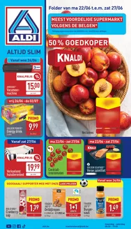 Catalogue Aldi à Genk | Offres exclusives pour nos clients | 2026-06-22T00:00:00.000Z - 2026-07-02T00:00:00.000Z