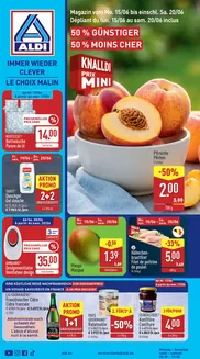 Catalogue Aldi à Saint-Léger | Offres exclusives et bonnes affaires | 2026-06-15T00:00:00.000Z - 2026-06-20T00:00:00.000Z