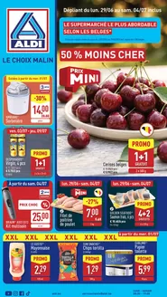 Catalogue Aldi à Wortegem-Petegem | Offres exclusives et bonnes affaires | 2026-06-29T00:00:00.000Z - 2026-07-09T00:00:00.000Z