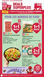 Delhaize folder in Tournai | Super réductions sur des produits sélectionnés | 2026-06-25T00:00:00.000Z - 2026-07-01T00:00:00.000Z