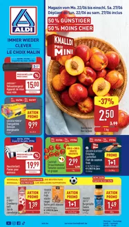 Catalogue Aldi à Attert | Promotions spéciales en cours | 2026-06-22T00:00:00.000Z - 2026-07-02T00:00:00.000Z