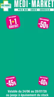 Catalogue Medi-Market à Hal | Super offre pour tous les clients | 2026-06-24T00:00:00.000Z - 2026-07-28T00:00:00.000Z