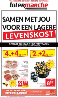 Catalogue Intermarché à Brée | Ontdek de folder van 30 06 26 - NL | 2026-06-30T00:00:00.000Z - 2026-07-05T00:00:00.000Z