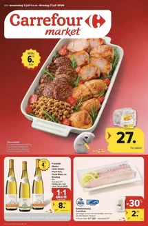 Catalogue Carrefour Market à Attert | Market Promoties van de week | 2026-07-01T00:00:00.000Z - 2026-07-07T00:00:00.000Z