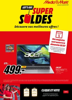 Catalogue Media Markt à Lochristi | A Media Markt BE - 26W27 SOLDEN Wave 1 BE-FR | 2026-07-01T00:00:00.000Z - 2026-07-31T00:00:00.000Z