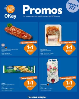 Catalogue OKay Supermarkt à Duffel | Le dépliant dOkay - FR | 2026-07-01T00:00:00.000Z - 2026-07-14T00:00:00.000Z