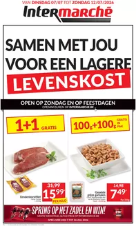 Catalogue Intermarché à Courtrai | Ontdek de folder van 07 07 26 - NL | 2026-07-07T00:00:00.000Z - 2026-07-12T00:00:00.000Z