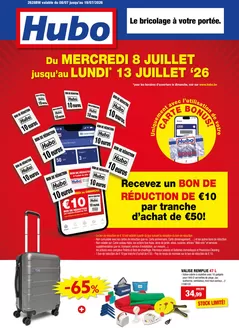 Hubo folder | Hubo Dépliant valable jusqu'au 19/07/2026 FR | 2026-07-08T00:00:00.000Z - 2026-07-19T00:00:00.000Z