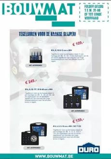 Catalogue Bouwmat à Bruxelles | Oferta | 2026-07-13T00:00:00.000Z - 2026-08-31T00:00:00.000Z