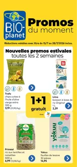 Bio Planet folder | Super offre pour les chasseurs de bonnes affaires | 2026-07-15T00:00:00.000Z - 2026-07-28T00:00:00.000Z