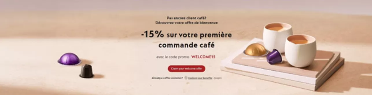 Catalogue Nespresso à Quiévrain | Oferta-FR | 2026-07-28T00:00:00.000Z - 2026-08-28T00:00:00.000Z