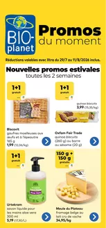 Catalogue Bio Planet à Lubbeek | Super réductions sur des produits sélectionnés | 2026-07-29T00:00:00.000Z - 2026-08-11T00:00:00.000Z