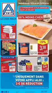 Aldi folder in Merchtem | Offres spéciales attractives pour tout le monde | 2026-08-10T00:00:00.000Z - 2026-08-20T00:00:00.000Z