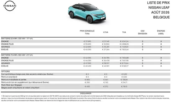 Nissan folder | TDS Nissan LEAF BEFR | 2026-08-01T00:00:00.000Z - 2026-08-31T00:00:00.000Z