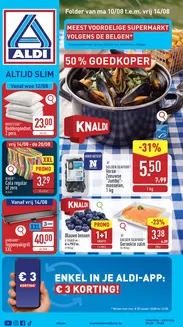 Aldi folder in Merchtem | Super réductions sur des produits sélectionnés | 2026-08-10T00:00:00.000Z - 2026-08-14T00:00:00.000Z