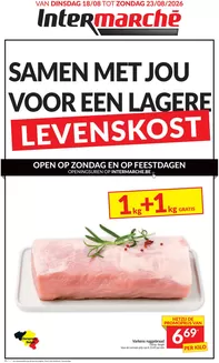 Catalogue Intermarché à Saint-Trond | Ontdek de folder van 18 08 - NL | 2026-08-18T00:00:00.000Z - 2026-08-23T00:00:00.000Z