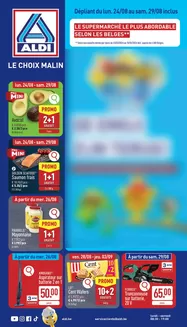 Aldi folder in Dilbeek | Offres et promotions actuelles | 2026-08-24T00:00:00.000Z - 2026-08-29T00:00:00.000Z
