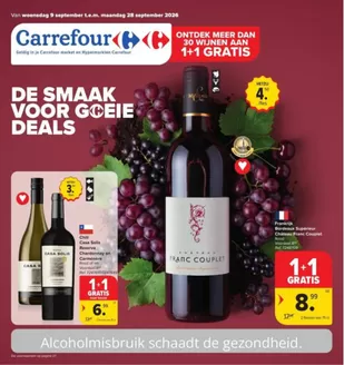 Carrefour folder | Catalogus Wijnfestivaal | 2026-09-09T00:00:00.000Z - 2026-09-28T00:00:00.000Z
