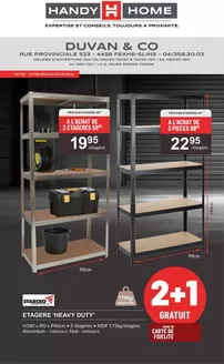 Catalogue HandyHome à Engis | folder HandyHome Duvan Co NL | 2026-08-29T00:00:00.000Z - 2026-09-20T00:00:00.000Z