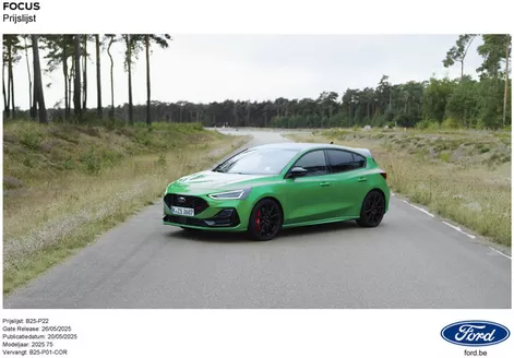 Catalogue Ford à Tielt | FORD FOCUS | 2026-09-04T00:00:00.000Z - 2026-09-18T00:00:00.000Z