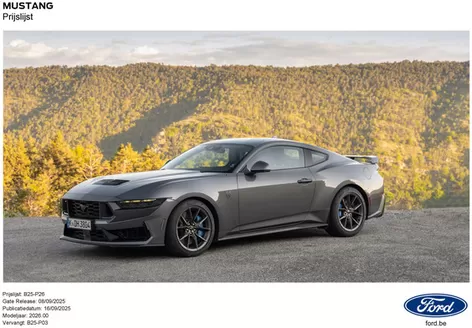 Catalogue Ford à Ostende | FORD MUSTANG | 2026-09-04T00:00:00.000Z - 2026-09-18T00:00:00.000Z