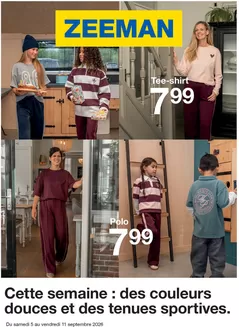 Catalogue Zeeman à Lier | Zeeman Semaine 37 du samedi 5 septembre au vendredi 11 septembre 2026. | 2026-09-05T00:00:00.000Z - 2026-09-11T00:00:00.000Z