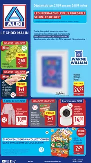 Catalogue Aldi à Tournai | Meilleures offres et réductions | 2026-09-21T00:00:00.000Z - 2026-10-01T00:00:00.000Z