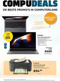 Catalogue Compudeals à Westerlo | Oferta-NL | 2026-09-17T00:00:00.000Z - 2026-10-13T00:00:00.000Z