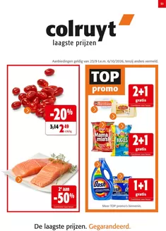 Colruyt folder in Kapelle-op-den-Bos | Meilleures offres pour les acheteurs économes | 2026-09-23T00:00:00.000Z - 2026-10-06T00:00:00.000Z