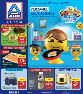 Aldi folder in Looz (Borgloon) | Bonnes affaires et offres actuelles | 2026-09-15T00:00:00.000Z - 2026-09-25T00:00:00.000Z